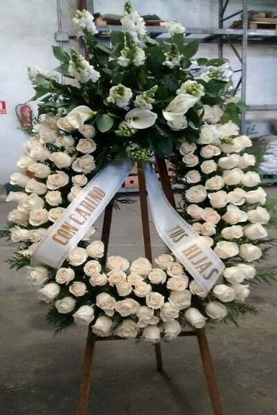 Arreglo floral para despedida